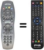Télécommande équivalente DARTY DARTYBOX