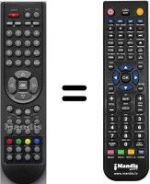 Télécommande équivalente Nikkei NK 2202