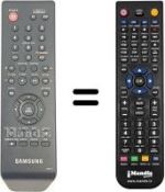 Télécommande équivalente 00071 F