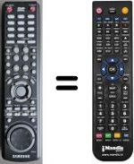 Télécommande équivalente 00025 G