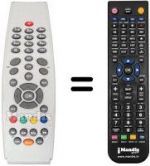 Télécommande équivalente AURIGA ARIES 500