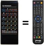 Télécommande équivalente Pioneer DECODER BR-82 B (CABLE TV)