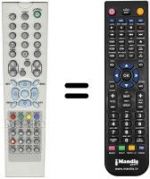 Télécommande équivalente OPTEX ORT 8990 PVR