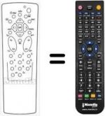 Télécommande équivalente MB 100