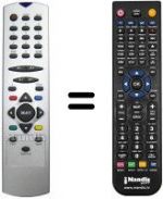 Télécommande équivalente Crown CDST 935