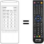 Télécommande équivalente Supertech M 3732