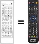 Télécommande équivalente Hitachi C 28 P 811 VT