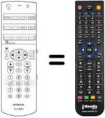 Télécommande équivalente Hitachi CP 2984 TAN