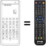 Télécommande équivalente CNA 583.530