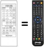 Télécommande équivalente CT 15
