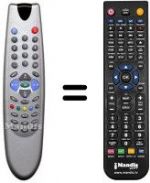 Télécommande équivalente Ctc CTV 520 ST