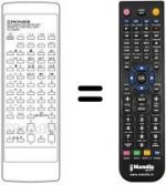 Télécommande équivalente CU-SD 025