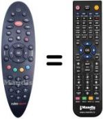 Télécommande équivalente Alice CUBOVISION