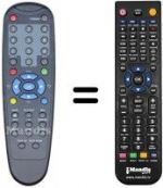Télécommande équivalente United DVBT 9080
