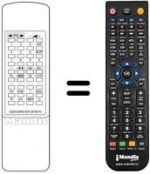 Télécommande équivalente Crosley T4-28