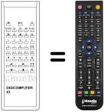 Télécommande équivalente DIGICOMPUTER 43