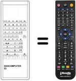 Télécommande équivalente DIGICOMPUTER 53