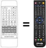 Télécommande équivalente DIGICOMPUTER 58 KEYS