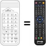 Télécommande équivalente 154 / 064 A