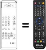 Télécommande équivalente DIGICOMPUTER Q 455