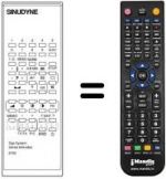 Télécommande équivalente DIGI SYSTEM 6700