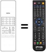 Télécommande équivalente DIGITAL