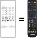 Télécommande équivalente Supertech CTV 2610
