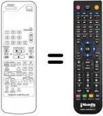 Télécommande équivalente United DVR 4167 P