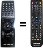 Télécommande équivalente Thomson DS 100 I
