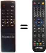 Télécommande équivalente DSR 100