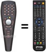 Télécommande équivalente NEUF TELECOM NEUF TV