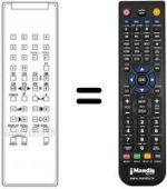 Télécommande équivalente DTV1 DIGITAL