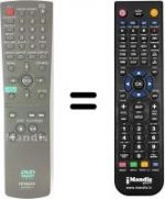 Télécommande équivalente DV-RM 310