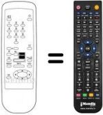 Télécommande équivalente DV3