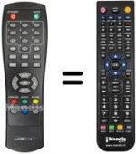 Télécommande équivalente Ctc DVB-T 818