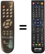 Télécommande équivalente ESR 750