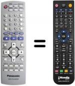 Télécommande équivalente EUR 7631200