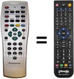 Télécommande équivalente National TU-CT30