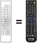 Télécommande équivalente UNIVERSUM 7257777