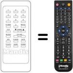 Télécommande équivalente LG CMT 9842