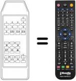 Télécommande équivalente 105-523J