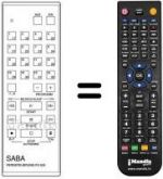 Télécommande équivalente FS 605