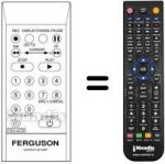 Télécommande équivalente FV 50B VIDEOSTAR