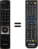 Télécommande équivalente Finlux FX 26850 N13
