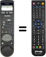 Télécommande équivalente Hitachi VT-F350E