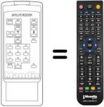 Télécommande équivalente HUTH CARAT 136