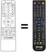 Télécommande équivalente ICD-3000