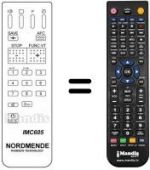Télécommande équivalente IMC 605