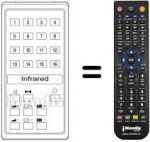 Télécommande équivalente RD 560