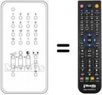 Télécommande équivalente IR 1000
